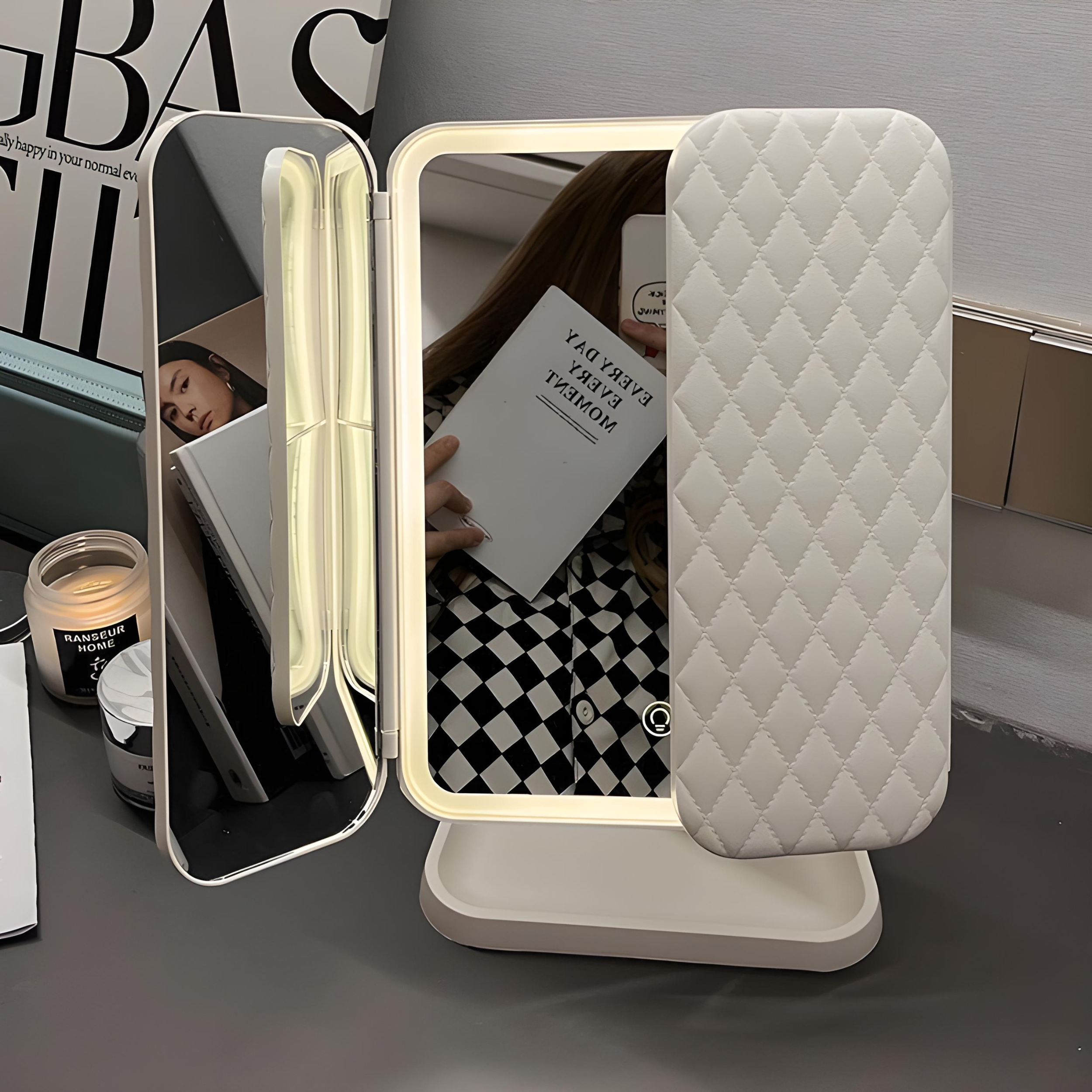 LED Vanity Mirror with Adjustable Triple Lighting and Compact Fold Design
				
    
    
    
    
    
    
    
    
    
    
    
    
		
    
    
    
    
      
    
    
    
    
    (11)