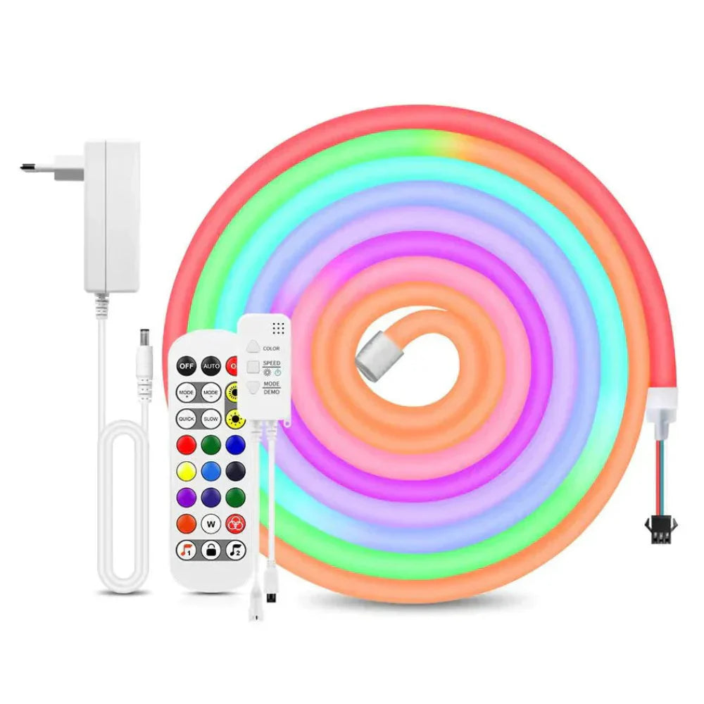 Smart Neon LED Strip Customizable Color & Music Sync Light