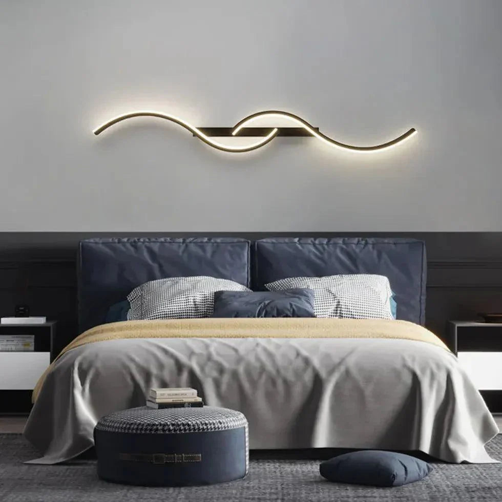 Ambient lighting strips for stylish bedroom decoration