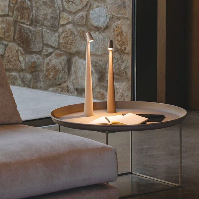 Minimalist standing design lamp