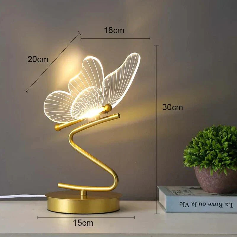 Elegant Butterfly LED Table Lamp Soft Ambient Home Lighting