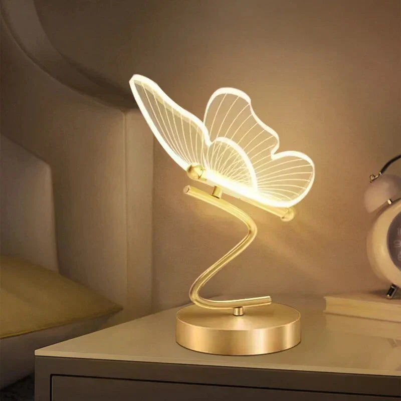 Elegant Butterfly LED Table Lamp Soft Ambient Home Lighting