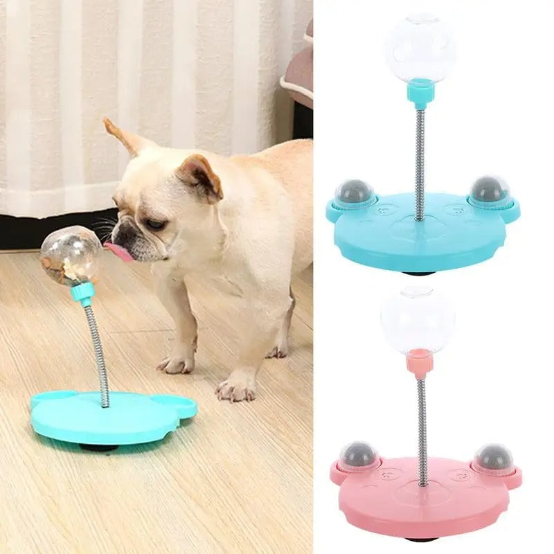 Wiggling Dog Feeder Toy Engaging Treat Dispenser for Play & Exercise