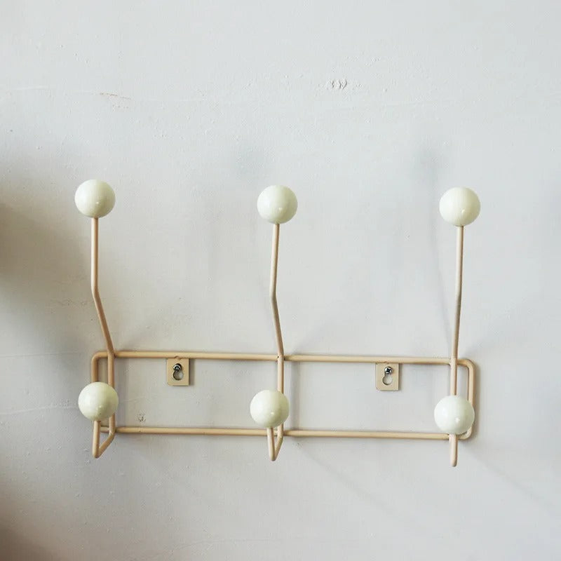 Minimalist Ball Hook Rack Elegant Wall-Mounted Organizer