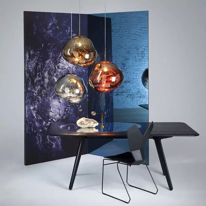 Fused Glass Effect Pendant Lamp