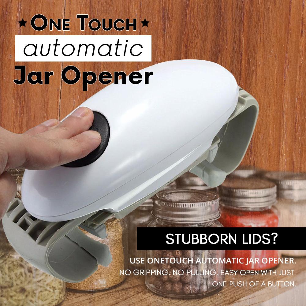 Automatic Jar Opener Easy One-Touch Tool for Seniors & Chefs
