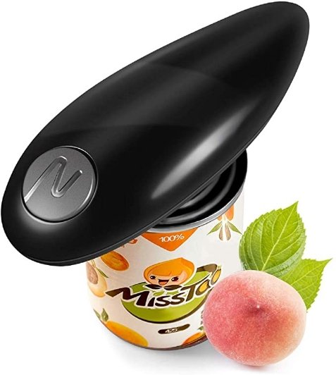 Electric One Touch Can Opener Effortless Kitchen Gadget