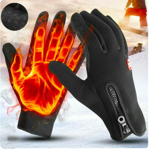 Warm Thermal Gloves Insulated Cycling & Ski Gloves with Grip Design