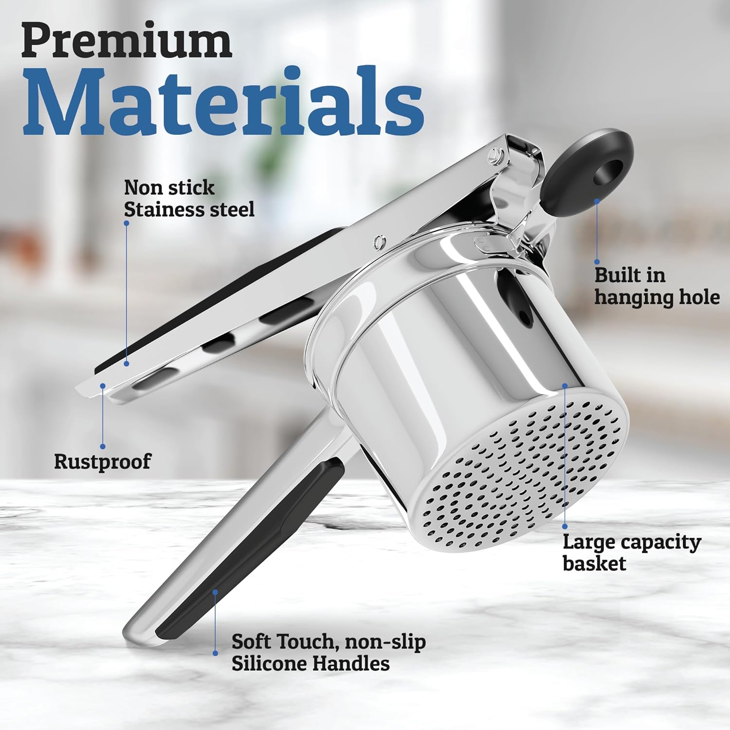 Kitchen Potato Masher Durable Tool for Easy Food Mashing