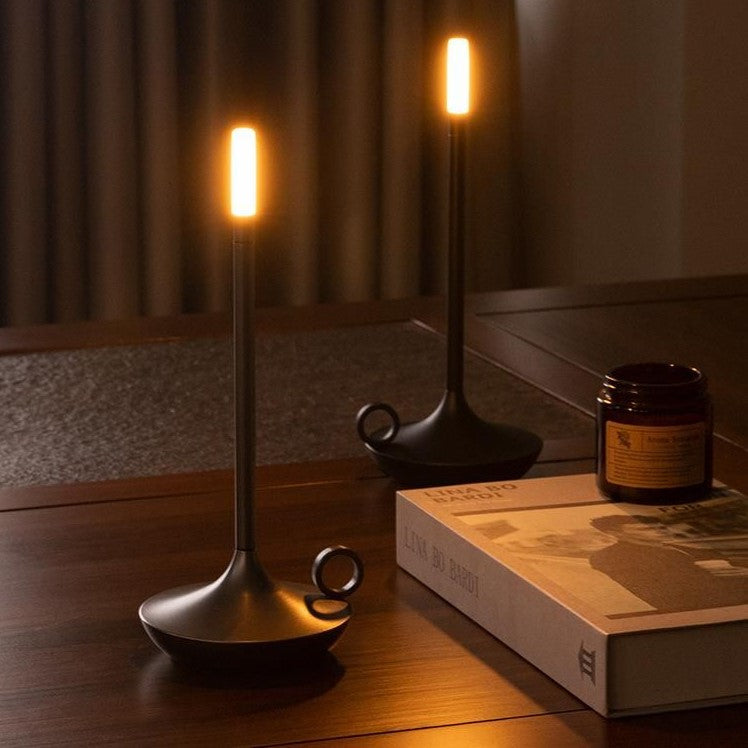 Elegant Candle Like Living Room Table Lamp