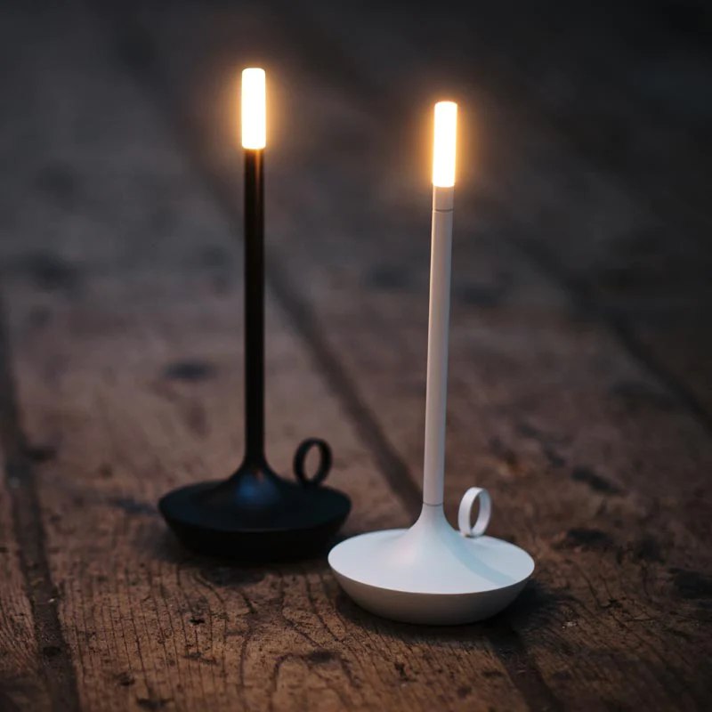 Elegant Candle Like Living Room Table Lamp