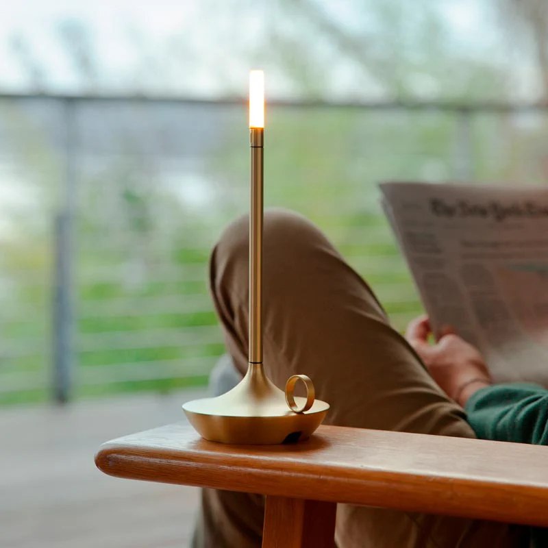 Elegant Candle Like Living Room Table Lamp