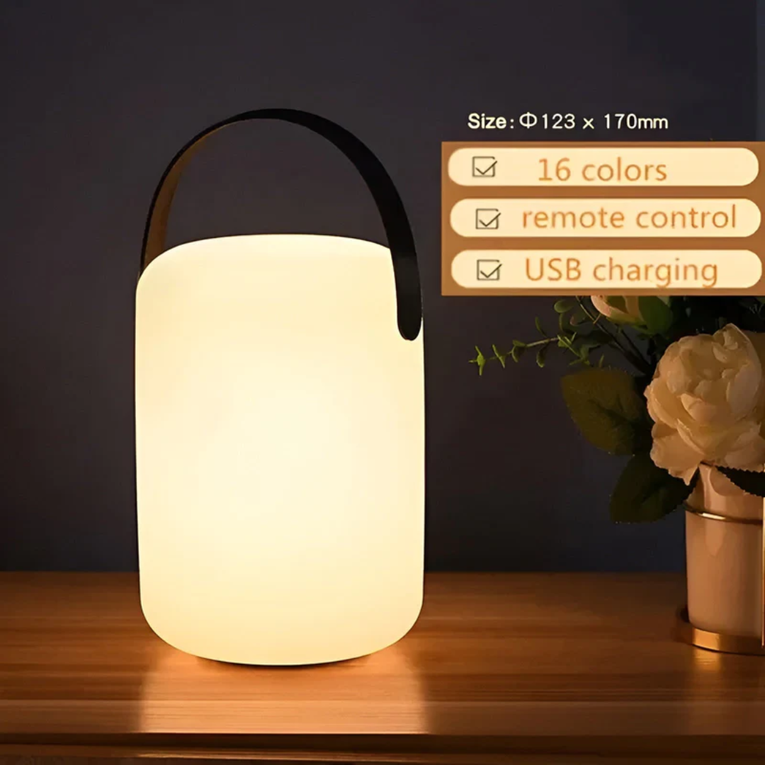 Portable Waterproof LED Table Lamp Wireless Indoor Outdoor Use
