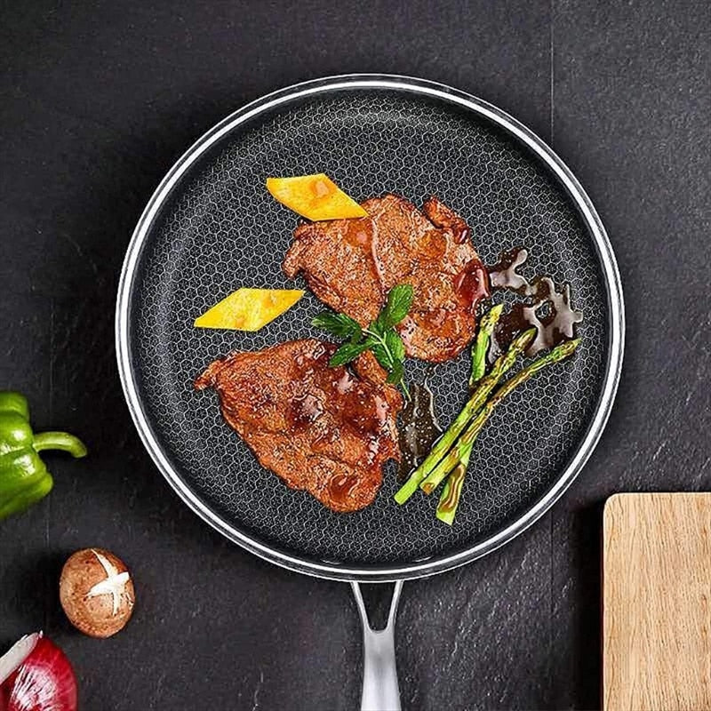 Non-Stick Frying Pan Even-Heat Energy-Saving Cookware