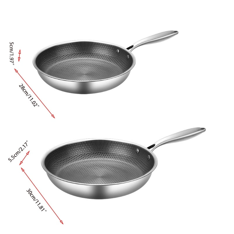 Non-Stick Frying Pan Even-Heat Energy-Saving Cookware