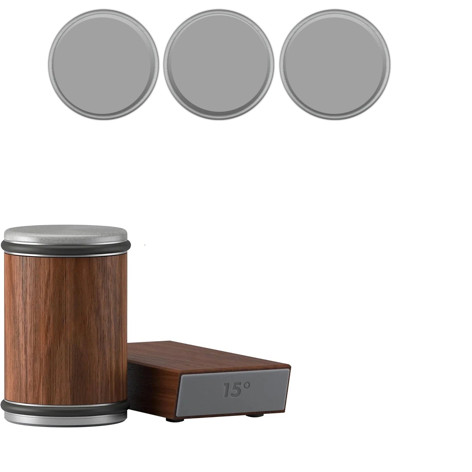 2-in-1 Rolling Knife Sharpener Dual-Angle Edge Tool with Magnetic Knife Holder