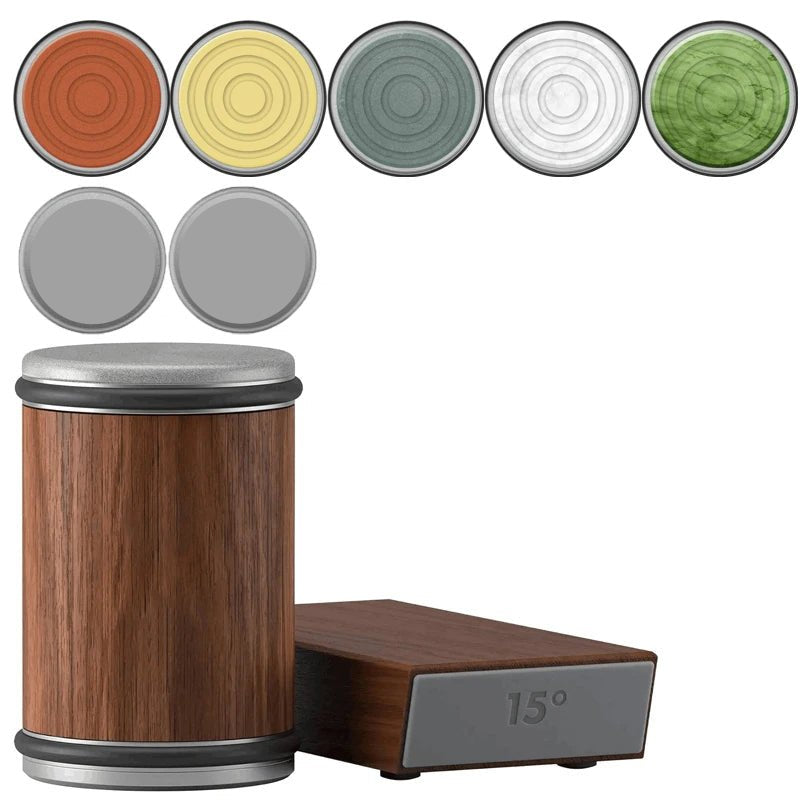 2-in-1 Rolling Knife Sharpener Dual-Angle Edge Tool with Magnetic Knife Holder