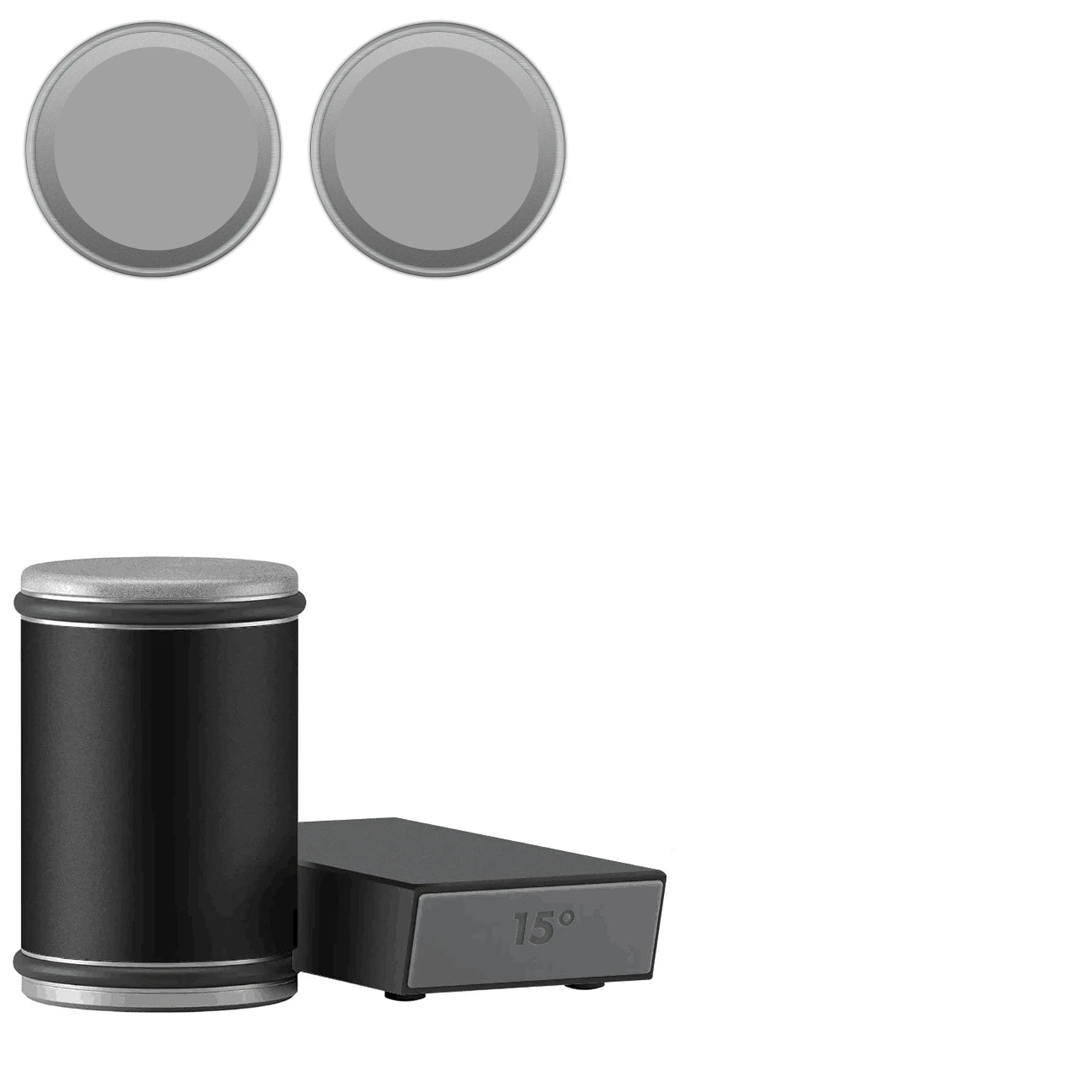 2-in-1 Rolling Knife Sharpener Dual-Angle Edge Tool with Magnetic Knife Holder