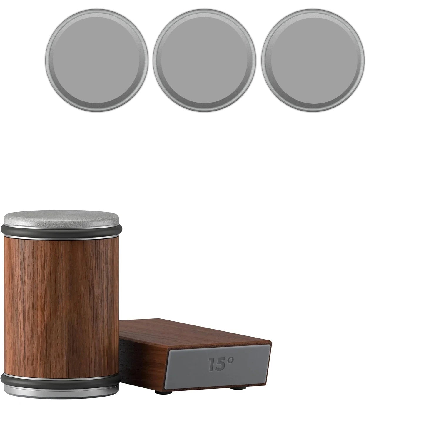 2-in-1 Rolling Knife Sharpener Dual-Angle Edge Tool with Magnetic Knife Holder