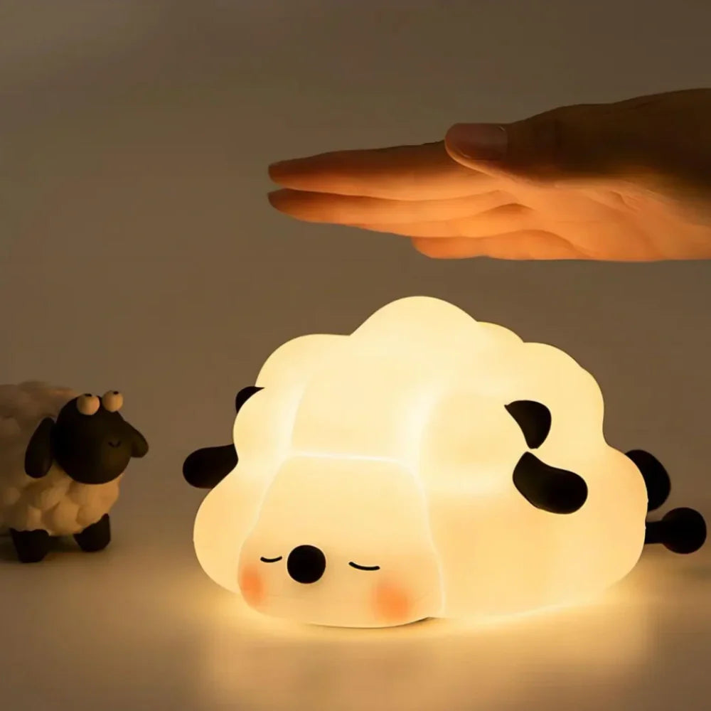 Tap Buddies Table Lamp Light Adorable Touch-Control Bedside Lamp
