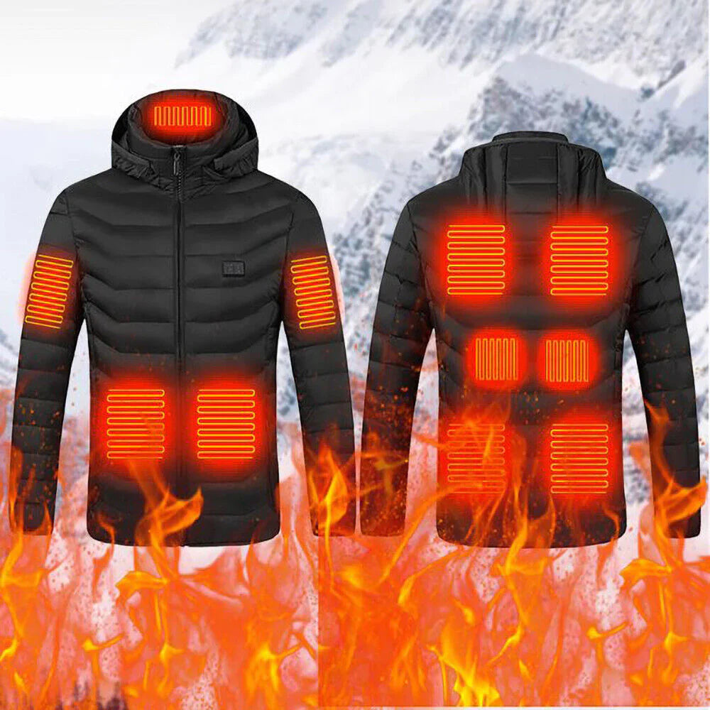Unisex Heated Work Jacket Adjustable Electric Winter Heat