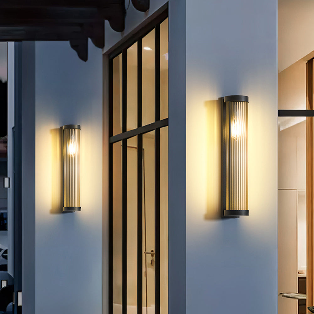 Outdoor Solar Wall Lamp – Up & Down Lighting for Patio and Garden