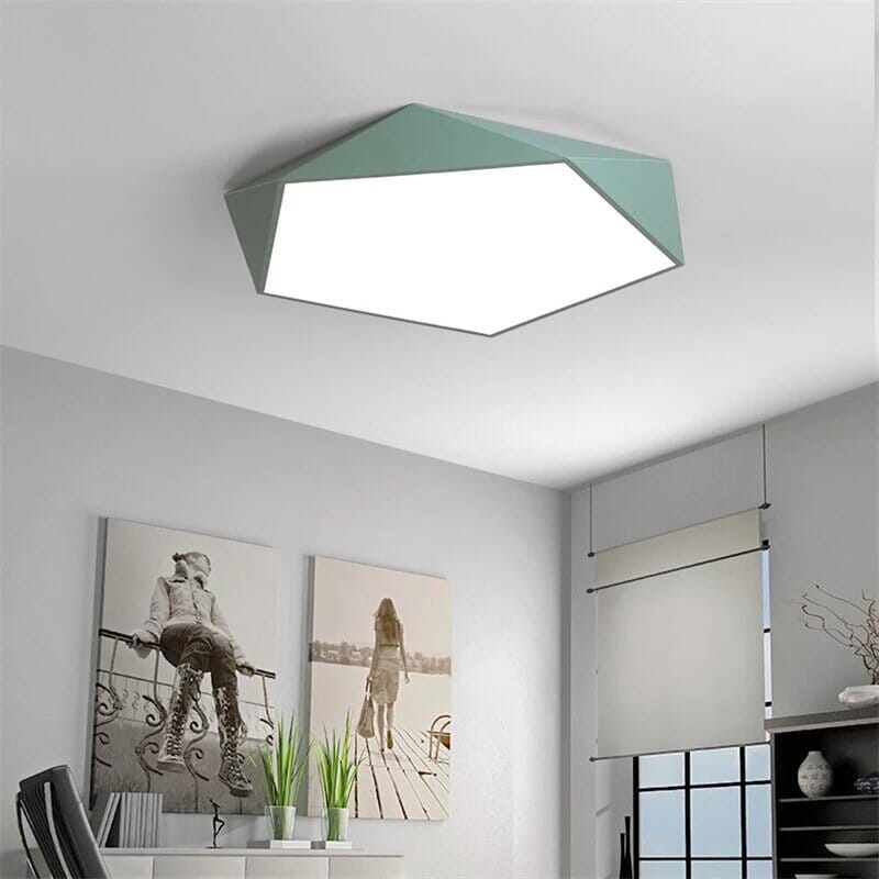 Sky Door Ceiling Light Contemporary Flush Mount with Remote Control