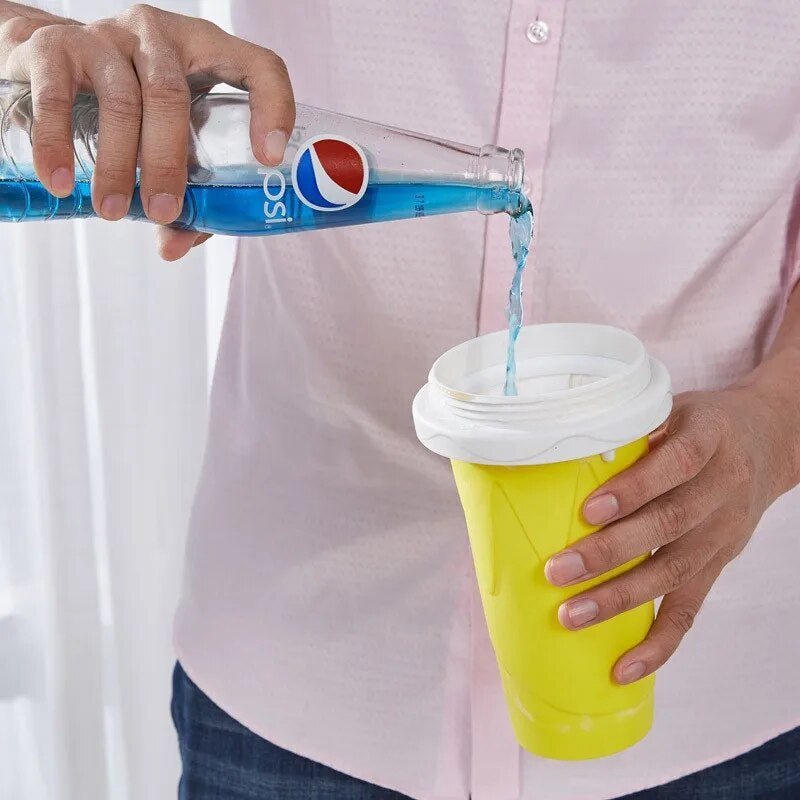 Freeze and Squeeze Slushie Cup Reusable Frozen Drink Maker