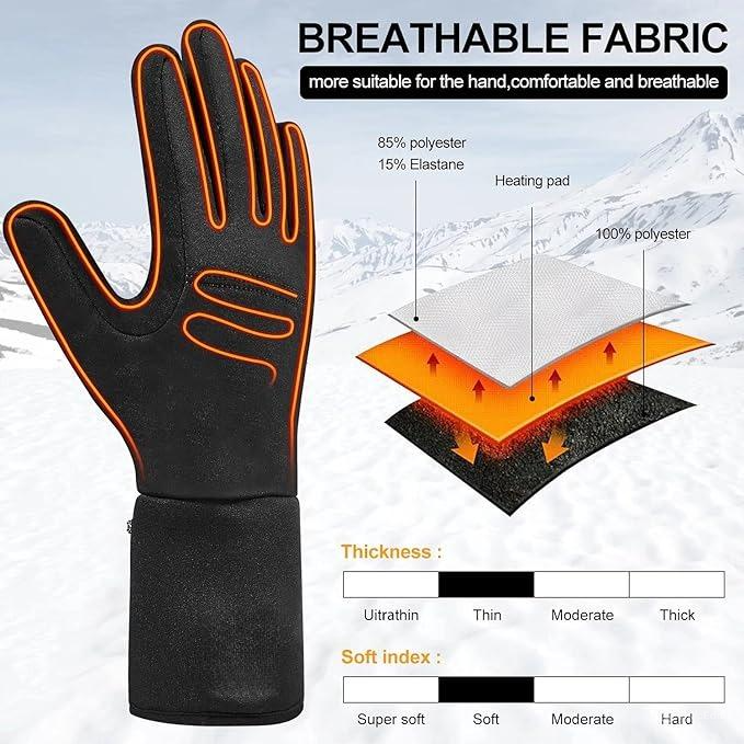 Heated Gloves with 3 Heat Levels Rechargeable Winter Gloves