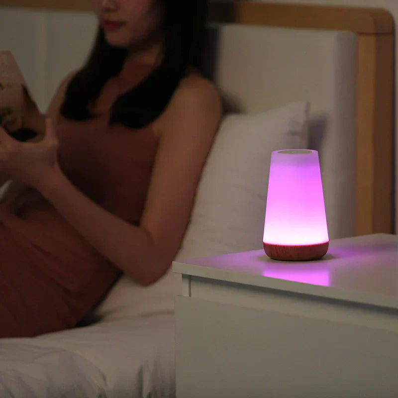 Touch-Sensor Bedside Night Light for Calm & Cozy Atmosphere