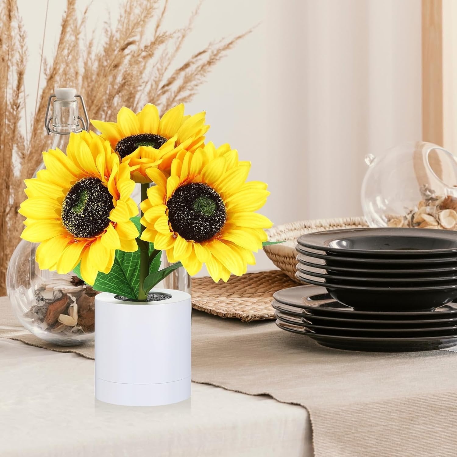 Sunflower LED Lamp Cheerful Decorative Flower Light for Gifts