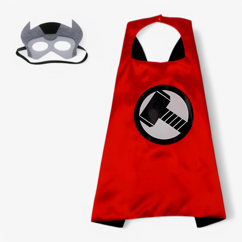 Kids Hero Dress Up Set Cape and Mask Costume