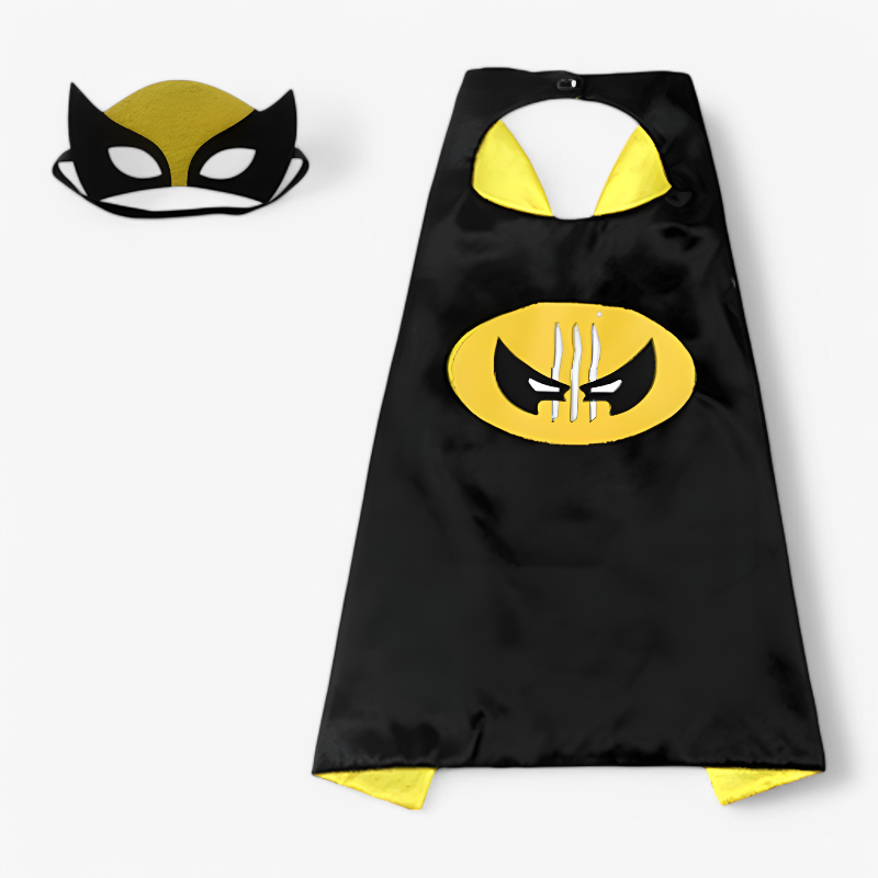 Kids Hero Dress Up Set Cape and Mask Costume