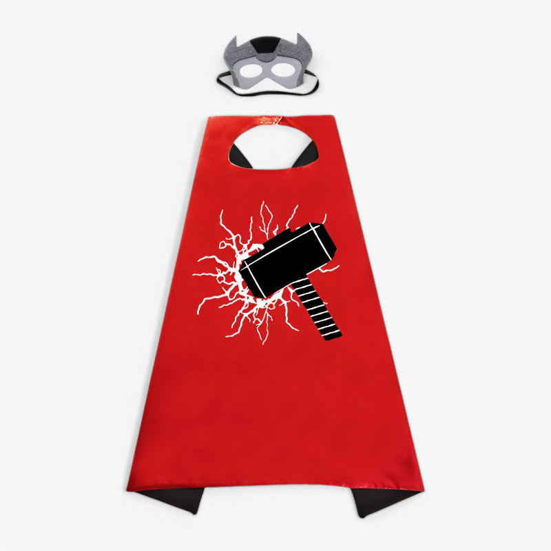 Kids Hero Dress Up Set Cape and Mask Costume