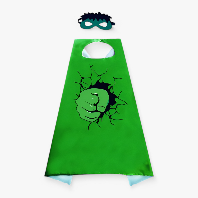 Kids Hero Dress Up Set Cape and Mask Costume
