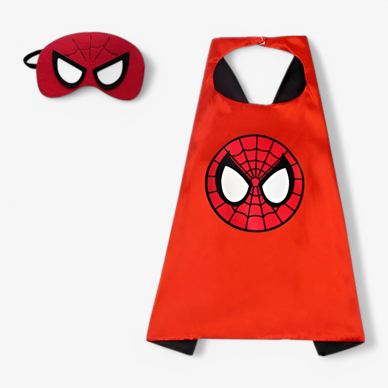 Kids Hero Dress Up Set Cape and Mask Costume