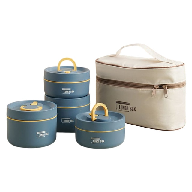 Leak-Proof Thermal Food Container with Carry Bag