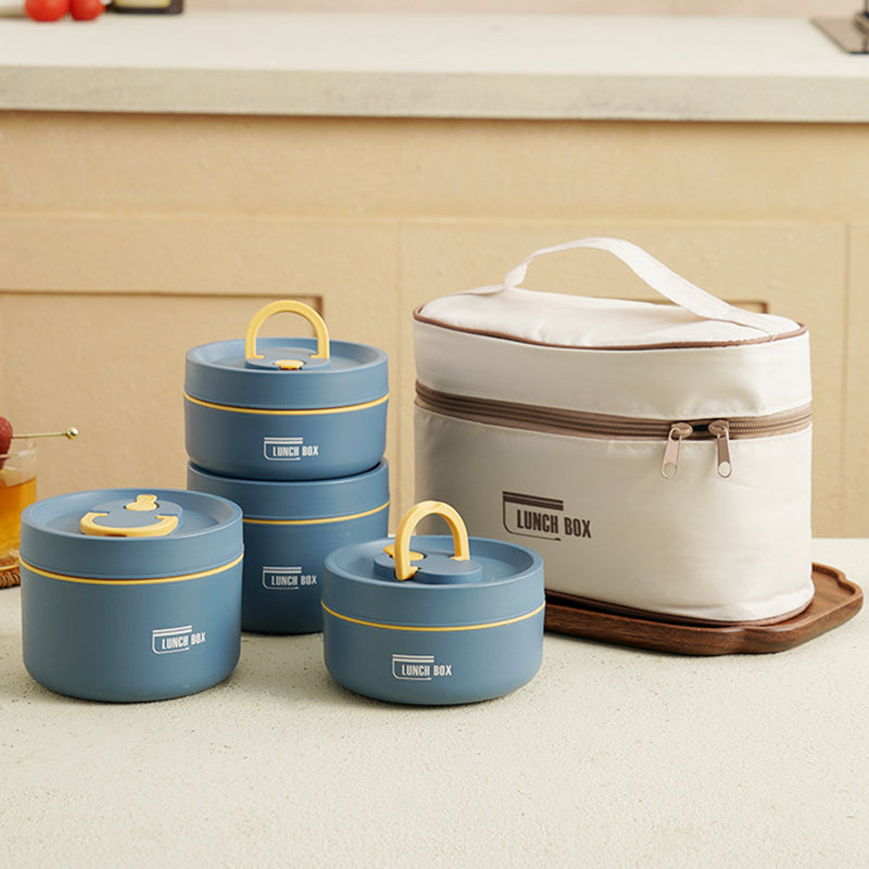 Leak-Proof Thermal Food Container with Carry Bag