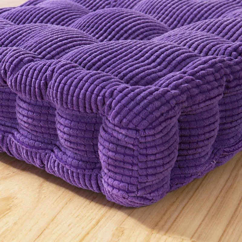 Modern Corduroy Bench Pad Thick Cushion for Home Seating