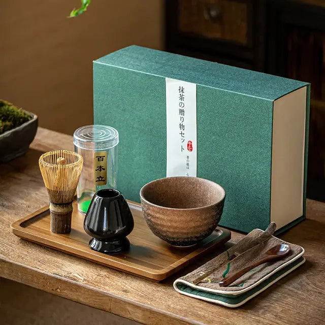 Traditional Matcha Gift Set Complete Tea Ceremony Collection
