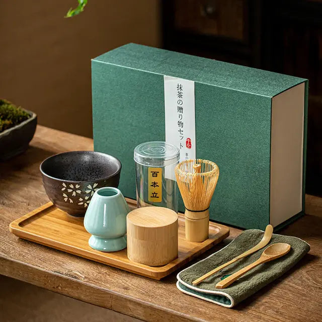 Traditional Matcha Gift Set Complete Tea Ceremony Collection