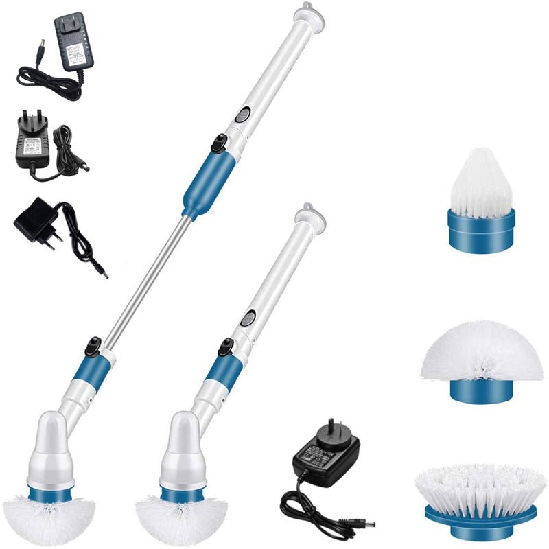 Turbo Clean Cordless Scrubber Set Adjustable Electric Brush for Home Cleaning