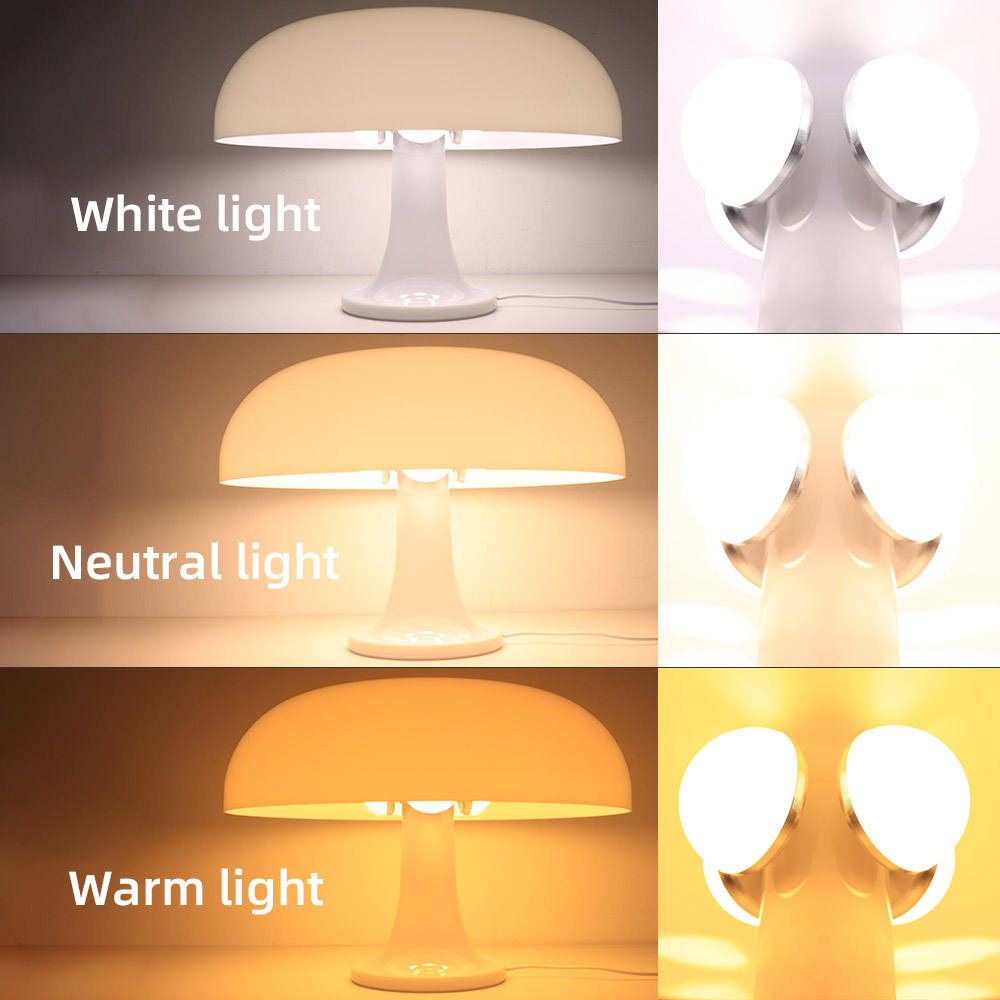 Mushroom-Shaped Minimalist Bedside Lamp in Nordic Mid-Century Style
