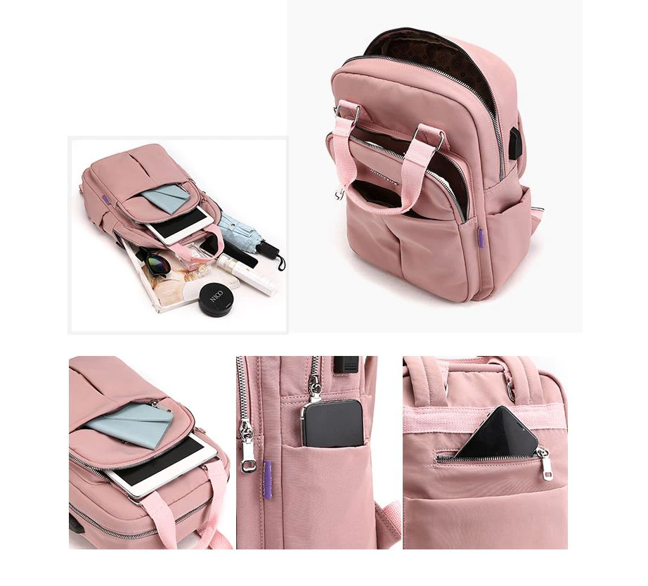 Smart Anti-Theft USB Charging Backpack – Multi-Pocket Travel Design