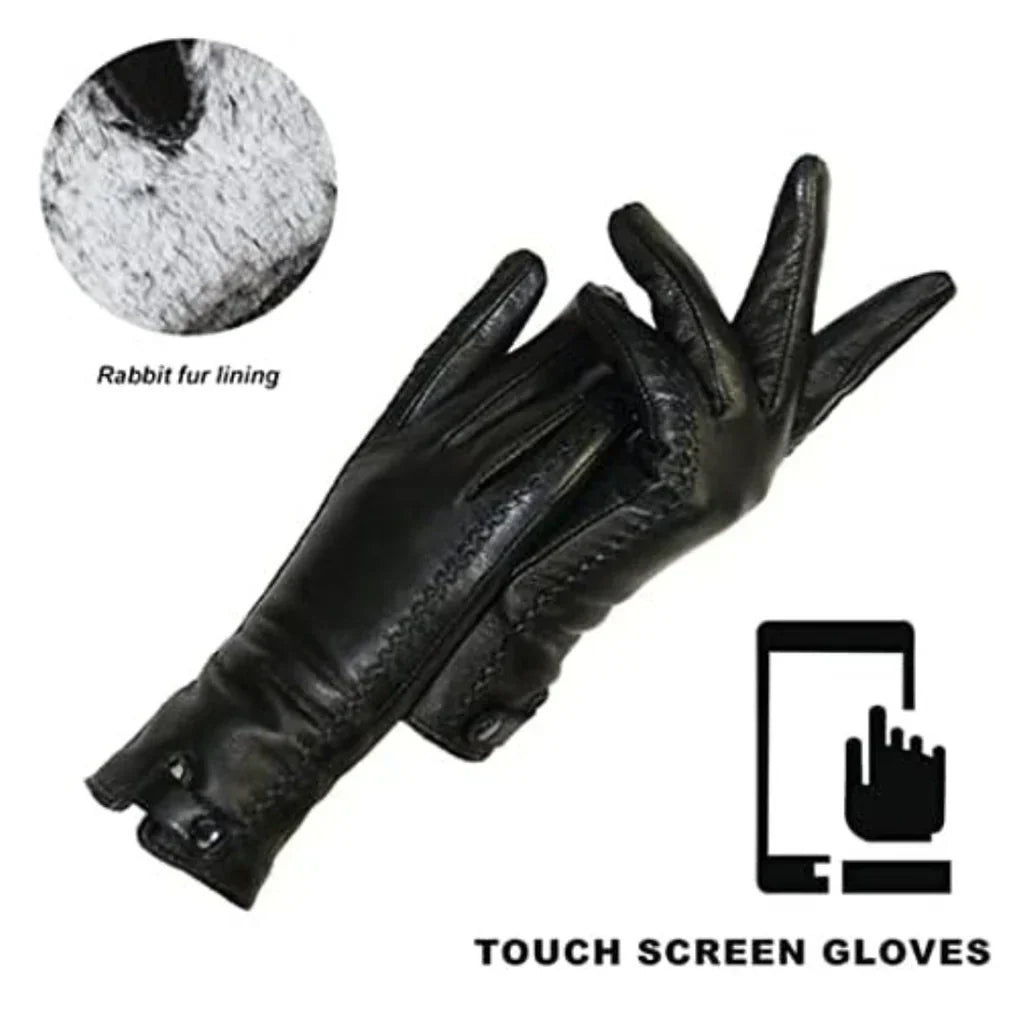 Women’s Elegant Winter Gloves Timeless Cold-Weather Design
