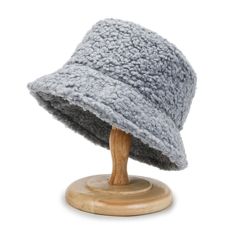 Women’s Winter Teddy Bucket Hat Cozy Outdoor Style