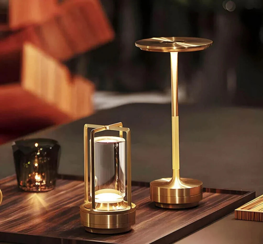 Portable LED Crystal Effect Lamp Waterproof Rechargeable Lighting