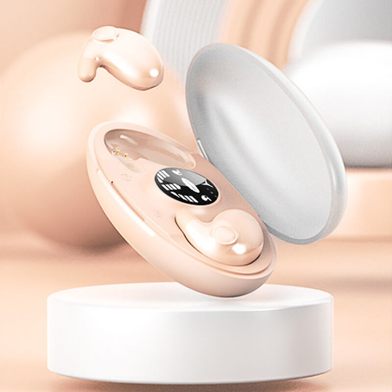 Bluetooth headphones with night-use design and noise reduction