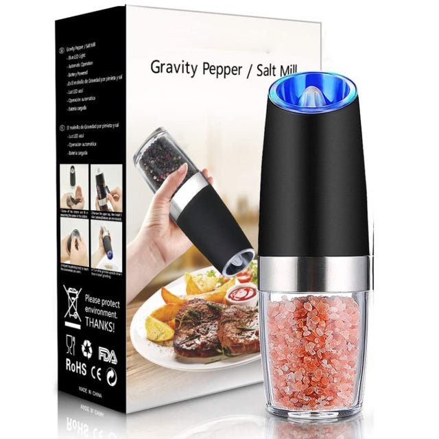 Automatic Salt and Pepper Grinder Gravity Sensor with LED Light