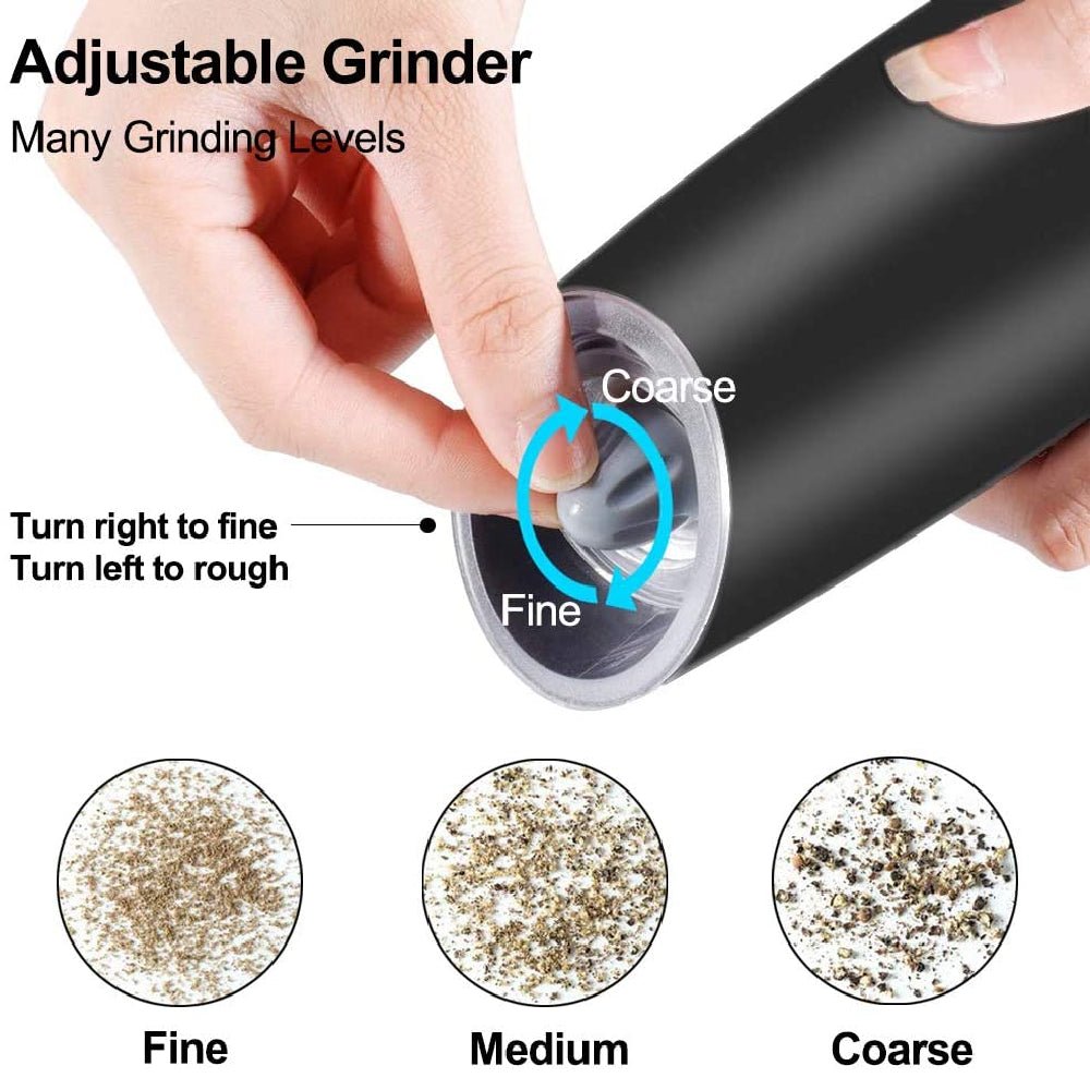 Automatic Salt and Pepper Grinder Gravity Sensor with LED Light